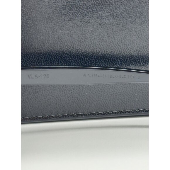 NEW VALENTINO SUNGLASSES VLS-175A BLACK/GREEN CAT EYE WOMEN EYEWEAR - Picture 9 of 10